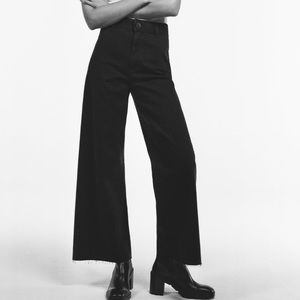 NWT ZARA HIGH-WAISTED ZW SAILOR STRAIGHT JEANS
